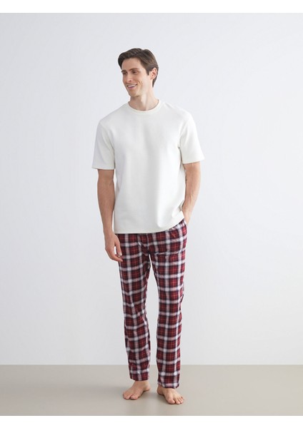 Yeni Sezon Standart Kalıp Erkek Pijama Alt 2'li modelleri