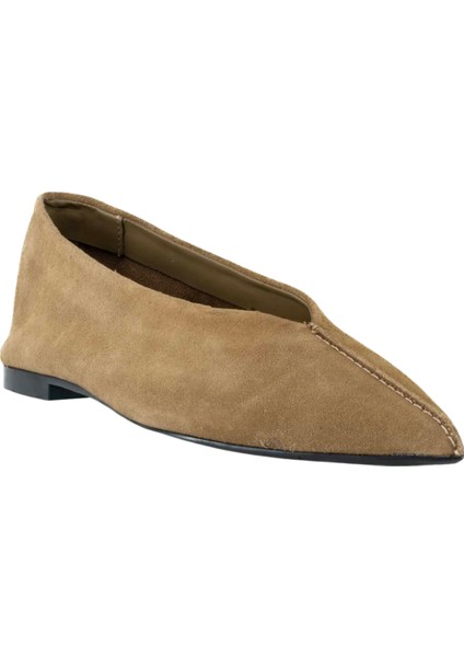 Kadın Hakiki Deri Babet Haki modelleri