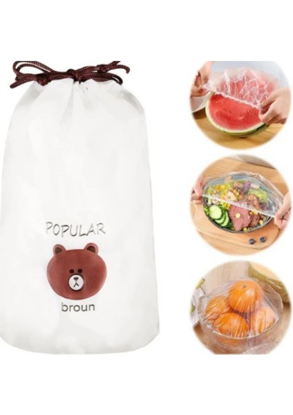 200 Adet Tazelik Koruyucu Tabak Tencere Gıda Bonesi Çok Amaçlı Pratik Kapak Tencere Bonesi fiyatları