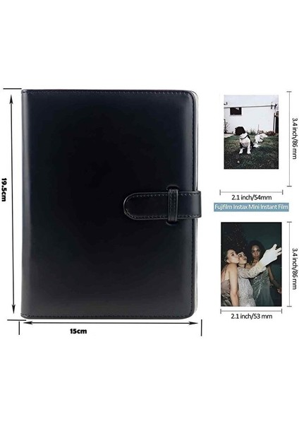 Instax Mini Serisi Uyumlu 256 Fotoğraf Kapasiteli Albüm (9x6 Cm'e Kadar Fotoğraflar Için) fırsatları