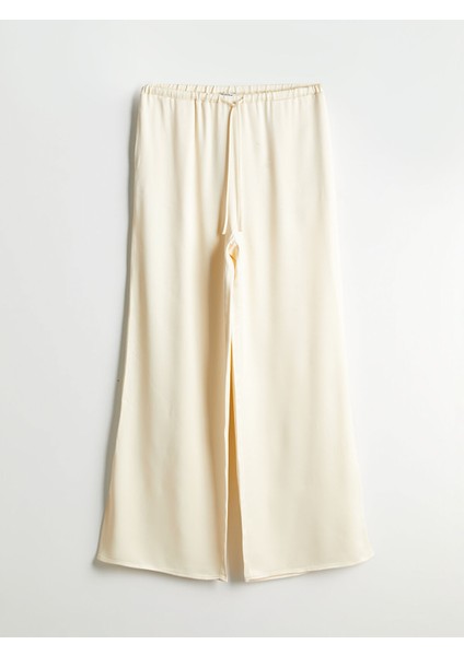 Yeni Sezon Beli Lastikli Saten Kadın Pantolon indirimleri