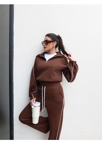 Şardonlu Yarım Fermuar Biyeli Takım fiyatları