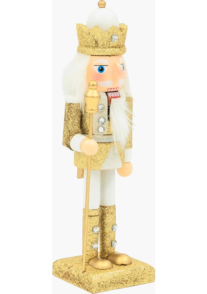 Beyaz&altın Stantlı Taçlı Nutcracker fiyatları