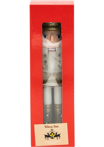 Beyaz&altın Stantlı Taçlı Nutcracker fırsatları