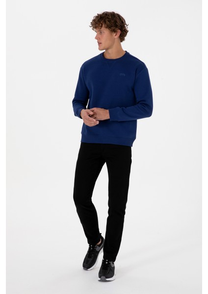 Erkek Indigo Sweatshirt 50313757-VR028 fırsatları