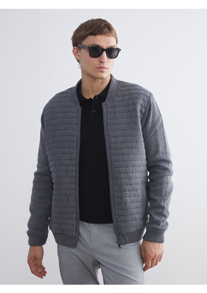 Yeni Sezon Standart Kalıp Kolej Yaka Erkek Triko Hırka