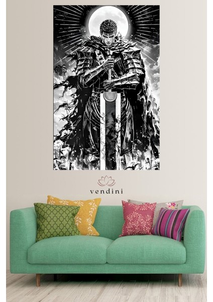 Berserk Temalı Duvar Örtüsü Duvar Halısı Wall Tapestry fiyatları