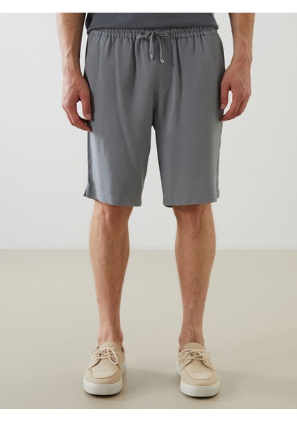 Yeni Sezon Standart Kalıp Keten Karışımlı Erkek Şort fiyatları