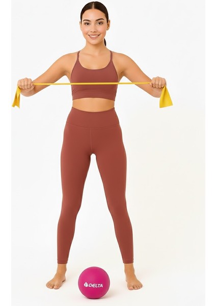 20 cm Mini Denge Topu ve Aerobik Loop Band Pilates Seti Squat Yoga Ekipmanı fırsatları