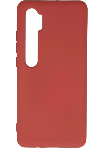 Bfs Xiaomi Mi Note 10 Lite Kılıf Nano Içi Kadife Silikon - Kiremit