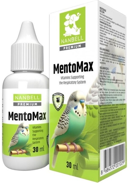 Mentomax – Nanbell Solunum Yolu Sağlığı ve Iltihap Giderici Vitamin (30 Ml)