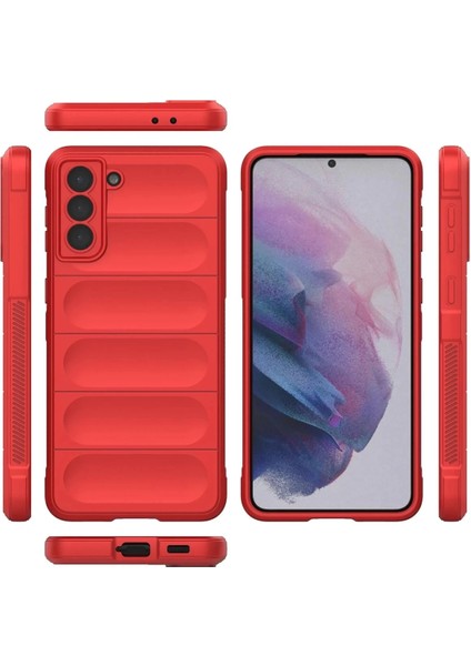 Bfs Samsung Galaxy S22 Plus Kılıf Optimum Silikon - Kırmızı modelleri