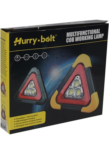 Powermaster Solar Şarj Üçgen Cob Aydınlatma Park Lambası HB-7709 fırsatları