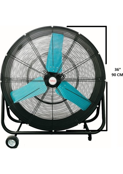 FLD-900 Sanayi Tipi Yer Vantilatörü 90 cm