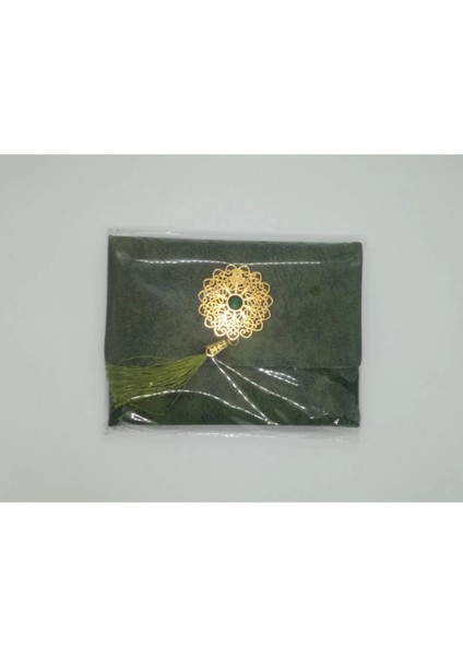 Lüks Çantalı Kadife Kaplı Yasin ( Yeşil ) fırsatları