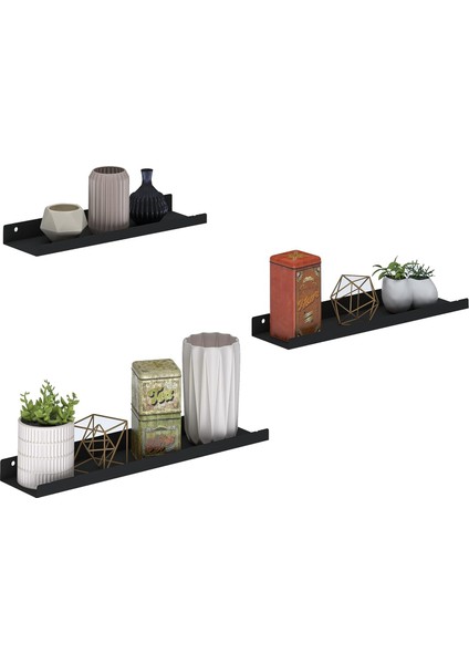 Metfu Metal Duvar Rafı Seti – Yüzen Raf 3’lü Set, Dekoratif, Dayanıklı, Kolay Montajlı, Mutfak, Salon, Banyo, Yatak Odası Için Uygun modelleri