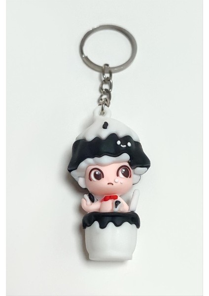 Ds-Derin Kız Çocuk Silikon Anahtarlık-Siyah