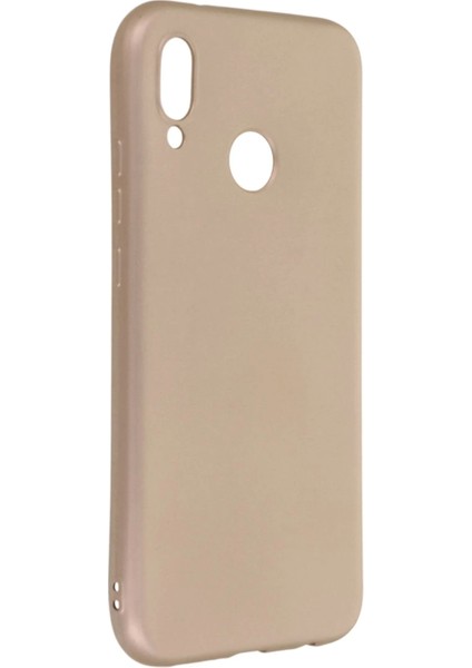 Bfs Huawei P20 Lite Kılıf First Silikon - Gold