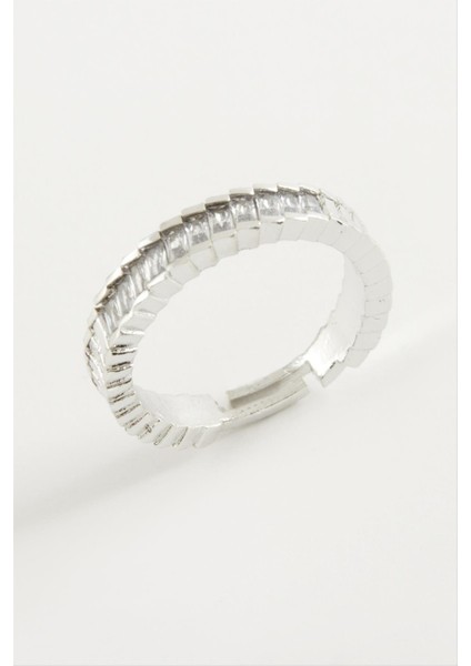 Wizard Baget Taşlı Metal Yüzük-Gümüş Rengi fiyatları