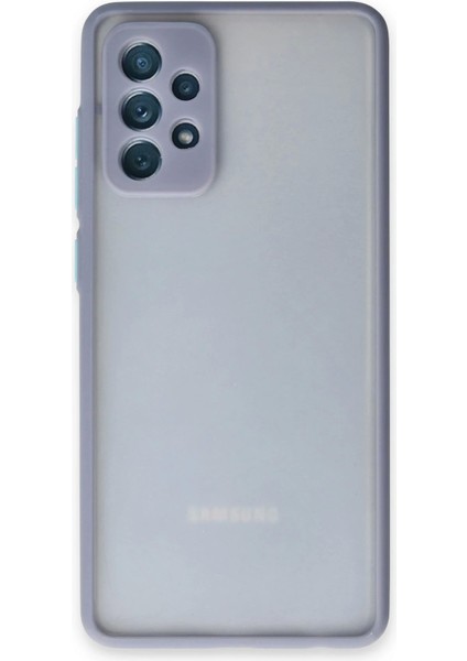 Bfs Samsung Galaxy A72 Kılıf Montreal Silikon Kapak - Gri