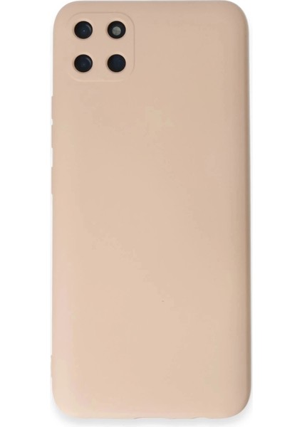 Bfs Realme C11 Kılıf Nano Içi Kadife Silikon - Pudra