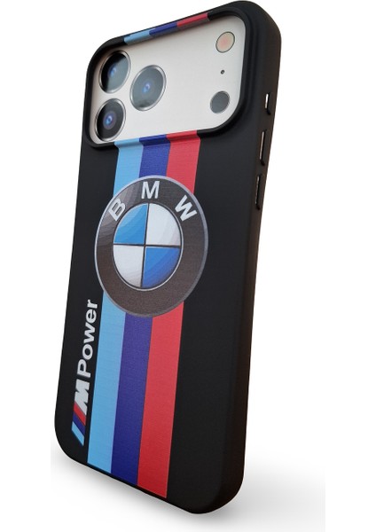 iPhone 17 Pro Max Uyumlu Hd Yüksek Kaliteli Bmw Tasarım Baskılı Içi Kadife Premium Silikon Kılıf modelleri