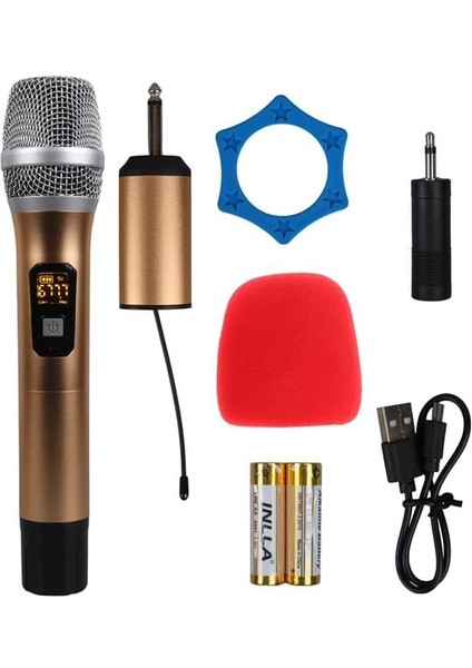 Magicvoice MV-1301E Uhf Ekranlı Kablosuz 1 El Telsiz Mikrofonu
