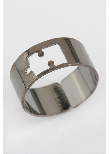 Ds-Derin Yapboz Sevgili Eklem Yüzük-Antrasit fiyatları