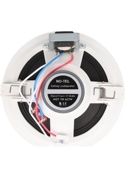 No-Tel TH6CTW 6'' 16 cm 20 Watt Beyaz Alçıpan Trafolu Hoparlör fiyatları