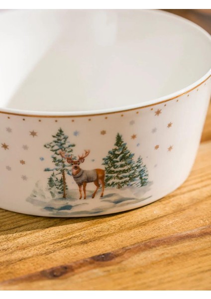 Baskılı Porselen Salata Kasesi 15 cm (W5) modelleri