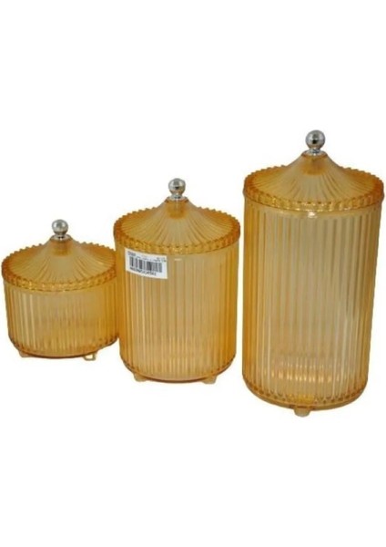 Lanus 3 Parça Large Büyük Drajelik Şekerlik ROYALEKS-EMN3450