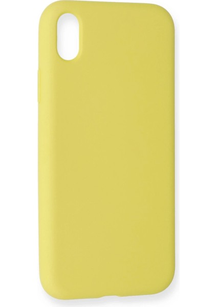 Bfs iPhone Xr Kılıf Nano Içi Kadife Silikon - Sarı fiyatları
