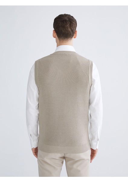 Yeni Sezon Standart Kalıp V Yaka Erkek Triko Süveter fırsatları