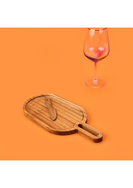 Akasya Oval Sunumluk - Kahverengi - 30X14 cm fiyatları