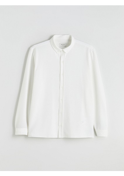 Yeni Sezon Büyük Beden Slim Fit Uzun Kollu Erkek Gömlek indirimleri