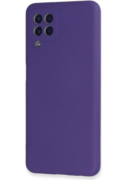 Bfs Samsung Galaxy A22 Kılıf Nano Içi Kadife Silikon - Mor modelleri