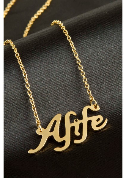 Ds-Derin Afife Isimli Kolye -Sarı