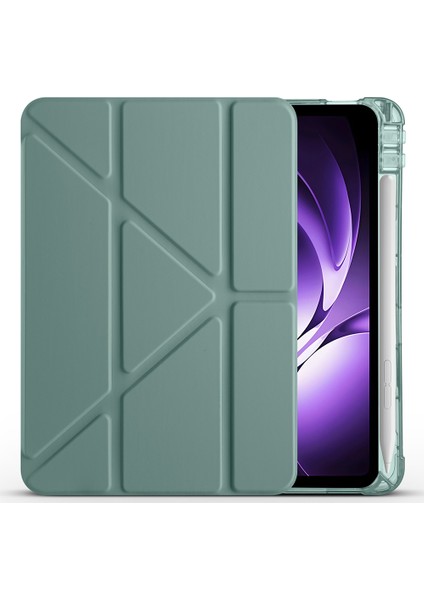 Xiaomi Redmi K Pad Kılıf Tri Folding Kalem Bölmeli Standlı Kılıf