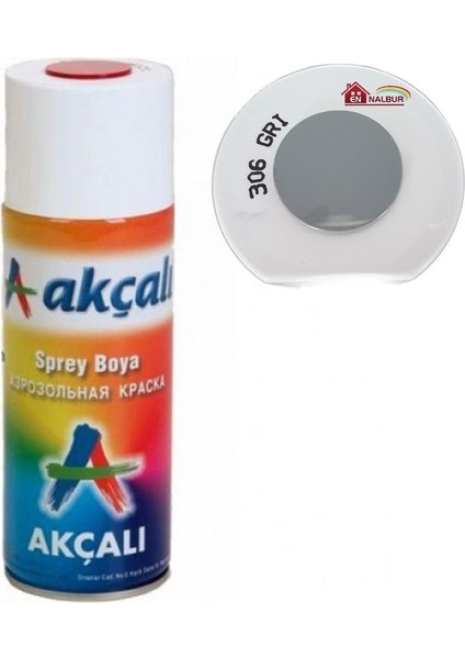 Akçalı Sprey Boya 400 ml 306 Gri