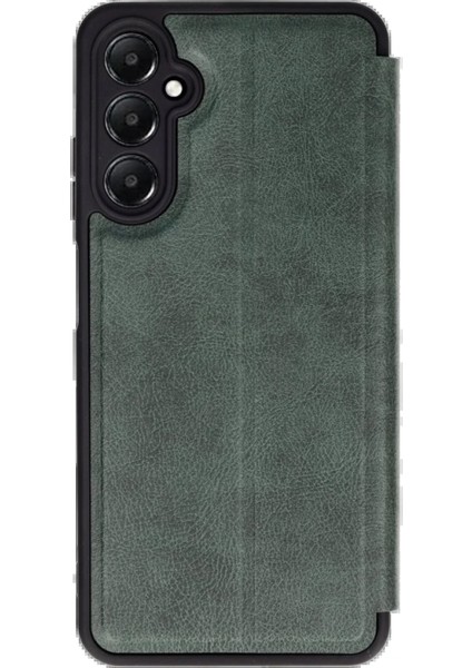 Bfs Samsung Galaxy A56 Kılıf Flip Cover - Koyu Yeşil