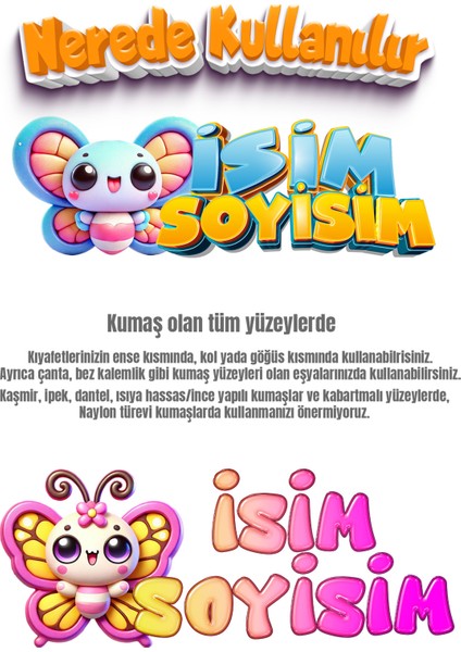 Kıyafet Etiketi - Okul Kıyafet Kumaş Etiketi Kreş Anaokulu Ilkokul Kıyafet Kumaş Etiketi SET21 fiyatları