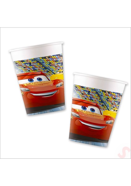 Cars 3 Next Generation Karton Bardak - 8 Adet