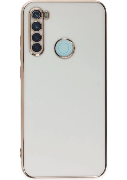 Bfs Xiaomi Redmi Note 8 Kılıf Volet Silikon - Beyaz