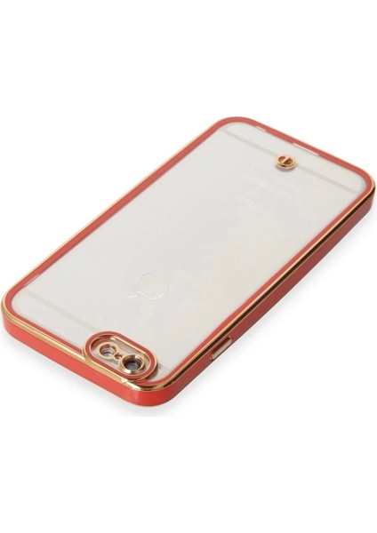 Bfs iPhone 6 Kılıf Liva Lens Silikon - Kırmızı modelleri