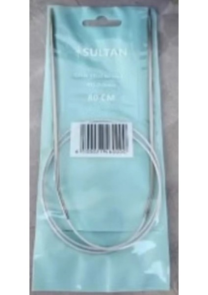 Çelik Telli Misina Şiş (80CM)- 2 Adet Ürün - 3,5 ve 4,5no