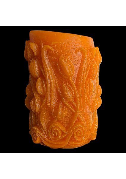 Dekoratif Çiçek Desenli Kokulu Mum modelleri