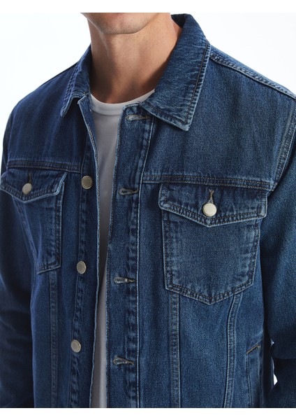 Yeni Sezon Standart Kalıp Erkek Jean Ceket modelleri