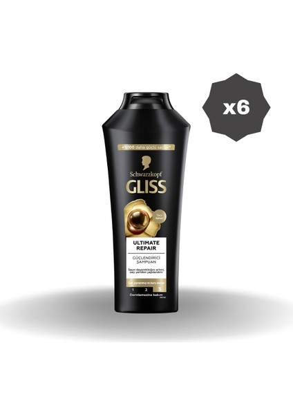 Ultimate Repair Şampuan 400 ml - (6 Adet)