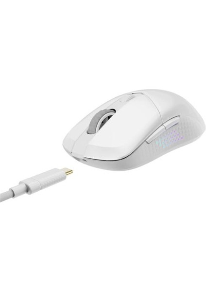 Msı Versa 300 Elıte W White Rgb Kablosuz Gaming Mouse