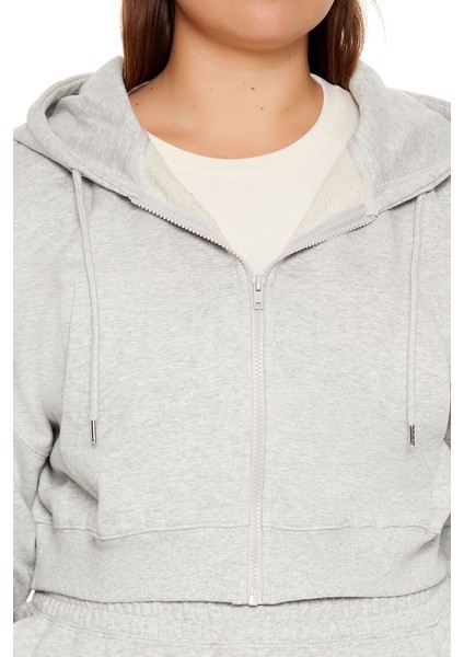 Plus Size French Terry Sweatshirt indirimleri